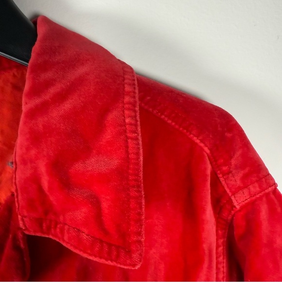 The Territory Ahead Velvet Red Botton Up Jacket Size XL - Picture 6 of 11